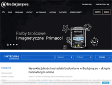 Tablet Screenshot of budujmy.eu
